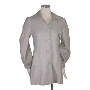 Beyond‎ Threads Alpaca Bridgette pea Coat Size Small